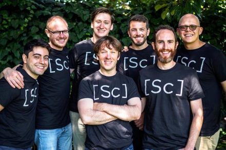 Pictured here from left to right (all of Standard Cognition): Dan Fischetti, Co-Founder, Machine Learning; Dave Valdman, Co-Founder, Machine Learning; Brandon Ogle, Co-Founder, Machine Learning; Michael Suswal, Co-Founder, COO; TJ Lutz, Co-Founder, Operations; Jordan Fischer, Co-Founder, CEO; John Novak, Co-Founder, Machine Learning.