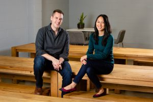 Second Measure co-founders Michael Babineau and Lillian Chou