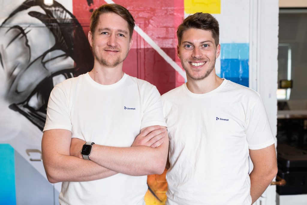 Dovetail CTO Bradley Ayers and CEO Benjamin Humphrey