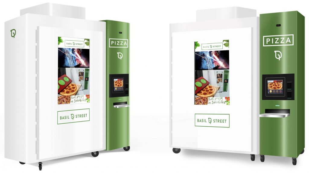 Basil Street pizza vending machine