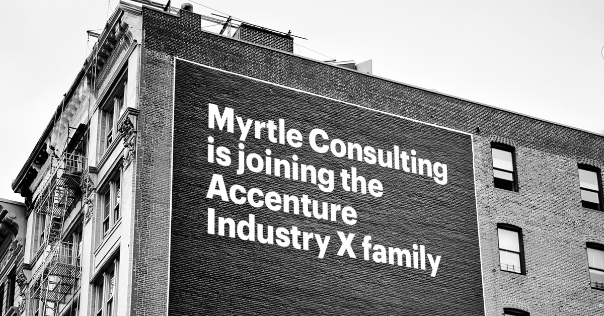 Accenture to Buy Myrtle Consulting Group