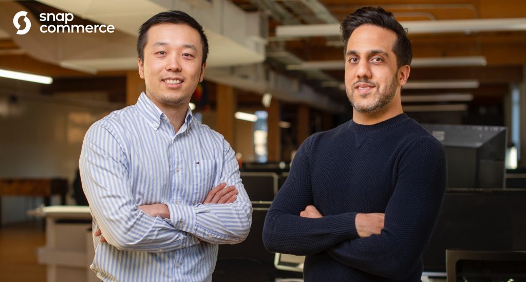 Snapcommerce co-founders Henry Shi (L) and Hussein Fazal (R). (Photo: Snapcommerce)