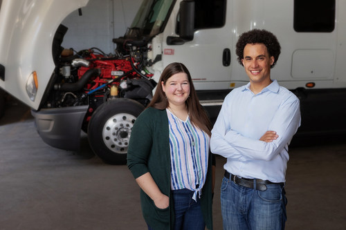 ClearFlame Engine Technologies Co-Founders Julie Blumreiter, chief technology officer and BJ Johnson, chief executive officer.