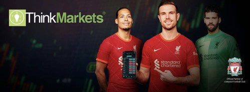 ThinkMarkets, official global trading partner of Liverpool FC.