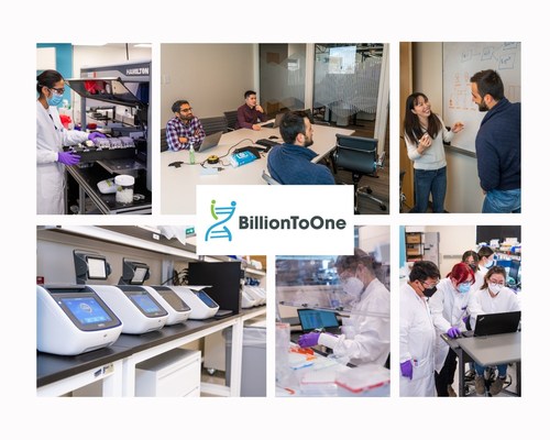 The BillionToOne team working together