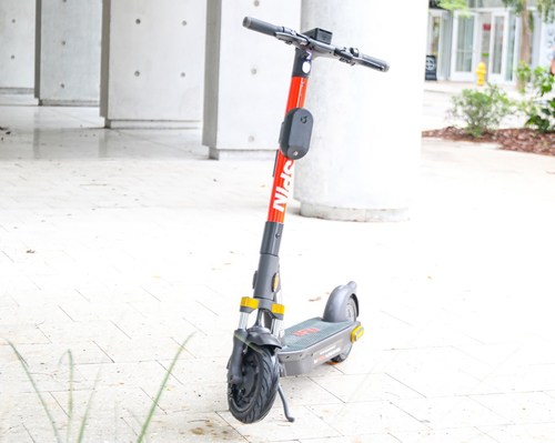 E-scooter equipped with Drover AI's PathPilot