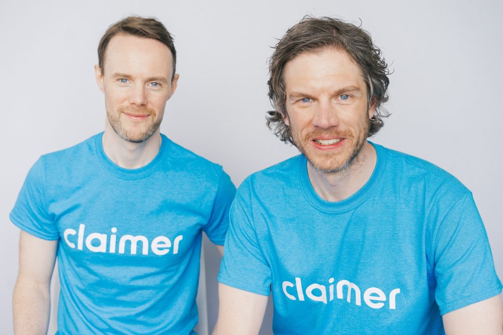 Claimer: Adam McCann, CEO (left), Andrew Easter, CTO (right)