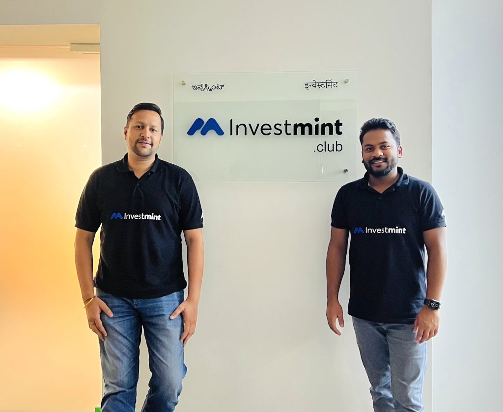 Investmint Co-Founders - Left Mohit Chitlangia, COO, Right Aakash Goes, CEO