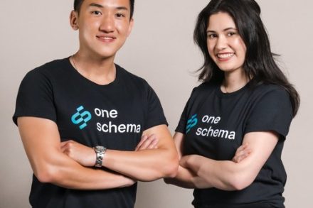 Christina Gilbert (right) and Andrew Luo (left), founders of OneSchema