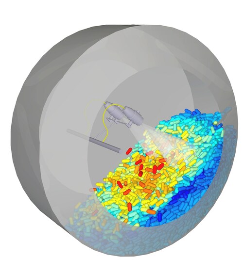 Pharmaceutical tablet coating simulation using Ansys Rocky and Ansys Fluent