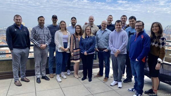 Customers.ai team at its office in Boston