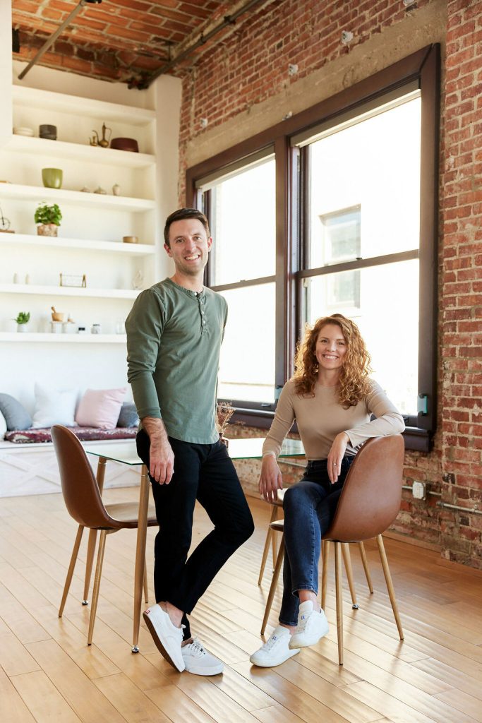 Arrive Recommerce Co-Founders Rachelle Snyder and Ross Richmond DANIEL BRITTAIN PHOTOGRAPHY